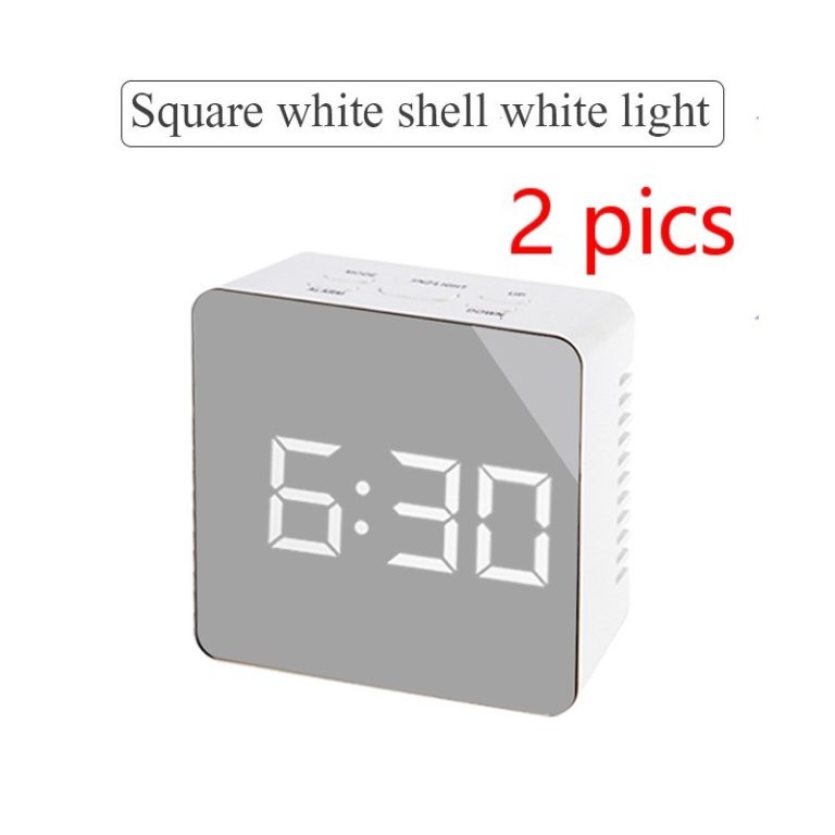 MarcoWind Digital LED Multi-Function Mirror Clock