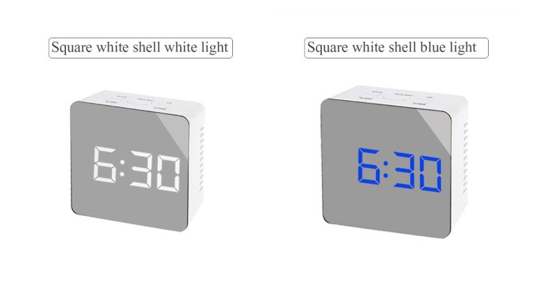 MarcoWind Digital LED Multi-Function Mirror Clock