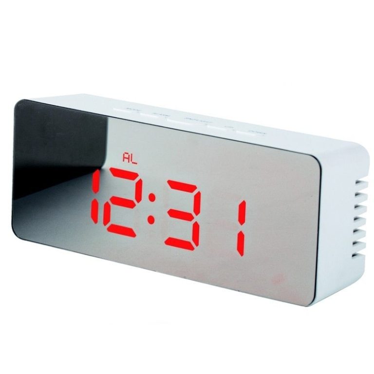 MarcoWind Digital LED Multi-Function Mirror Clock