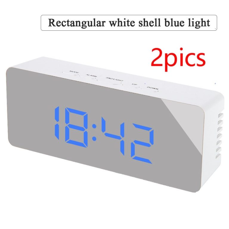 MarcoWind Digital LED Multi-Function Mirror Clock