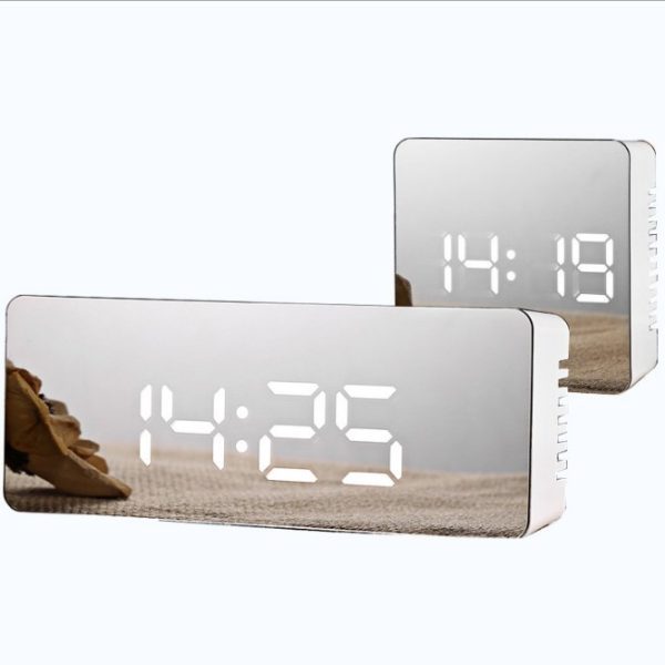 MarcoWind Digital LED Multi-Function Mirror Clock