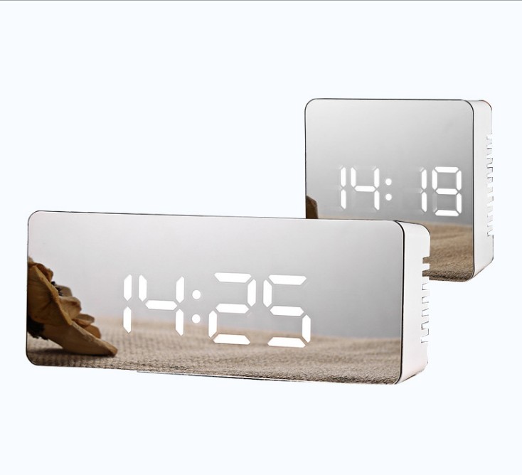 MarcoWind Digital LED Multi-Function Mirror Clock