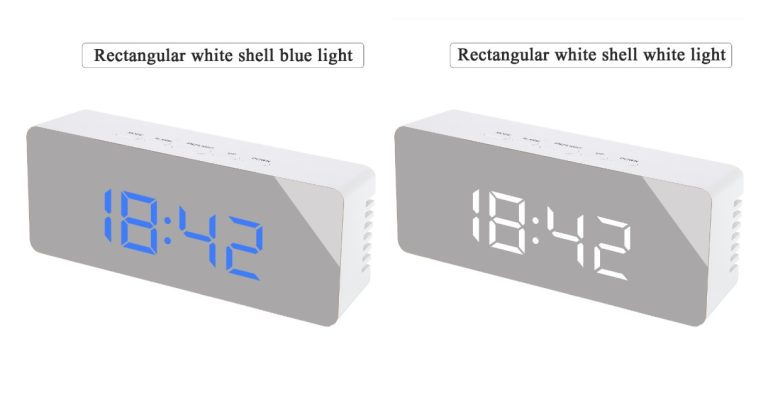 MarcoWind Digital LED Multi-Function Mirror Clock