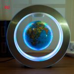 MarcoWind Round LED World Map Floating Globe