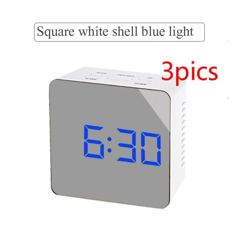 MarcoWind Digital LED Multi-Function Mirror Clock