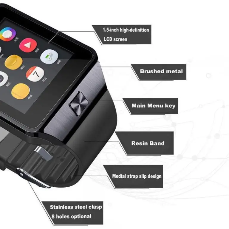 MarcoWind Bluetooth Smart Watch Touch Screen Phone