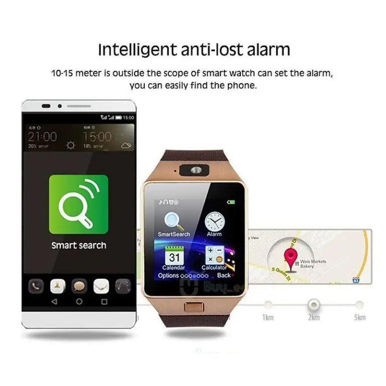 MarcoWind Bluetooth Smart Watch Touch Screen Phone