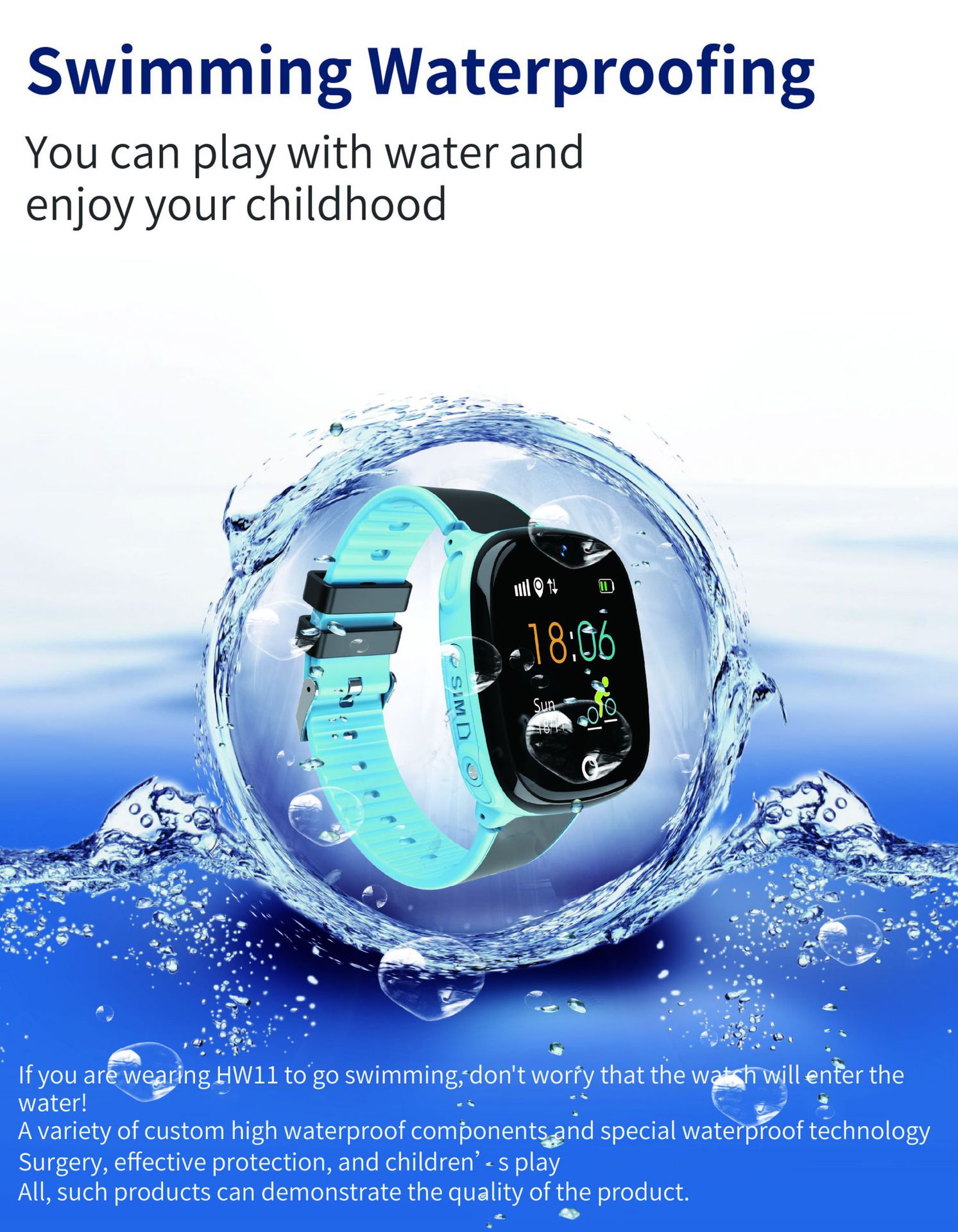 MarcoWind Kids Smart Watch Phone