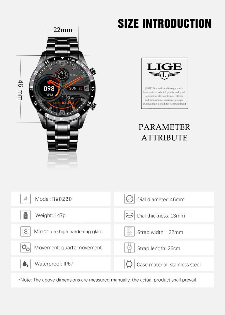 MarcoWind Lige New Smart Watch