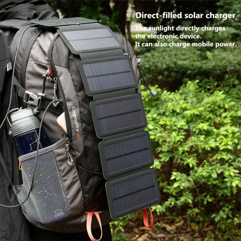 the Marcowind Outdoor Folding Solar Panel Charger