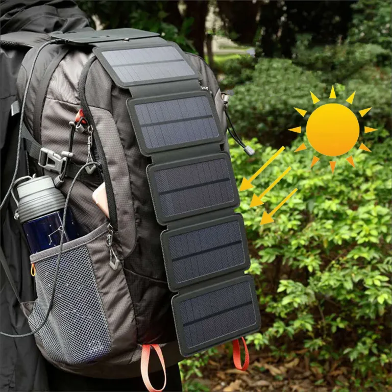 the Marcowind Outdoor Folding Solar Panel Charger